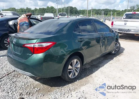 2014 Toyota Corolla Le Eco Plus из США, поврежденный, VIN 5YFBPRHE4EP081171